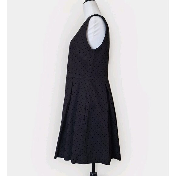 GAP BLACK POLKA DOT DRESS WITH POCKETS!  SIZE 12 NWT - Picture 5 of 7